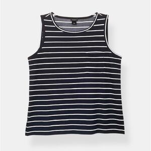 Ann Taylor Factory Sleeveless Striped Top